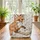 Fox Cub Journal Page Wildflower Calligraphy Personalized - Everyday Book Lover Gift Quilted Tote Bag - 3