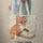 Fox Cub Journal Page Wildflower Calligraphy Personalized - Everyday Book Lover Gift Quilted Tote Bag - 6