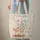 Pink Blue Butterflies Wildflowers Floral Name Garland - Personalized Gift for Her Quilted Tote Bag - 6