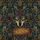 Majestic Wolf Portrait Wooden Sign Foliage - Western Cowboy Nature Lover Gift Quilted Tote Bag - 7
