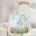 Garden Butterfly Floral Wreath Sky Clouds - Nature Lover Gift for Everyday Use Quilted Tote Bag - 5