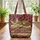 Sleeping Tabby Kitten Rose Floral Books - Everyday Home Decor Gift for Book Lovers Quilted Tote Bag - 3