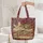 Sleeping Tabby Kitten Rose Floral Books - Everyday Home Decor Gift for Book Lovers Quilted Tote Bag - 5