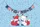 Red White Blue Nuzzling Foxes Pennant Flags - Fourth of July Gift Quilted Tote Bag - 7