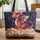 Majestic Dragon Storybook Personalized Gift for Fantasy Lover Quilted Tote Bag - 1
