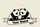 Black and White Pandas Nuzzling Your Name Ribbon - Wildlife Lover Gift Quilted Tote Bag - 7