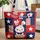 White Bunny Star Bunting Geometric Blocks - Patriotic Lifestyle for Kids Quilted Tote Bag - 1