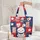White Bunny Star Bunting Geometric Blocks - Patriotic Lifestyle for Kids Quilted Tote Bag - 5