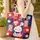 White Bunny Star Bunting Geometric Blocks - Patriotic Lifestyle for Kids Quilted Tote Bag - 4