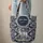 Deer Rococo Floral Damask - Personalized Everyday Keepsake Gift Quilted Tote Bag - 6