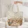 Botanical Wildflowers Vintage Books Floral Motifs Name Display - Reader Gift Everyday Tote Quilted Tote Bag - 5