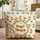 Orange Tulips Bunny Flower Wreath - Home Decor Gift for Gardeners & Plant Lovers Quilted Tote Bag - 1