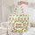 Orange Tulips Bunny Flower Wreath - Home Decor Gift for Gardeners & Plant Lovers Quilted Tote Bag - 5