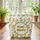 Orange Tulips Bunny Flower Wreath - Home Decor Gift for Gardeners & Plant Lovers Quilted Tote Bag - 3