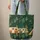 Pine Tree Forest Camping Scene Travel Trailer - Personalized Adventure Gift Quilted Tote Bag - 6