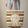 Striped Background Bunnies Nuzzling Floral Wreath Name - Everyday Lifestyle Gift Quilted Tote Bag - 6