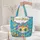 Rainbow Cat Speech Bubble Your Name Swirls - Everyday Tote Cat Lover Gift Quilted Tote Bag - 5