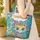 Rainbow Cat Speech Bubble Your Name Swirls - Everyday Tote Cat Lover Gift Quilted Tote Bag - 4