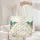 Hummingbirds Flowers Name Floral Wreath Vines - Wildlife Lover Gift Quilted Tote Bag - 5