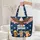Bald Eagle American Flag Stars License Plate - Independence Day Gift for Veterans Quilted Tote Bag - 5