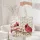 Red Cardinals Flowering Tree Branch Name Ribbon - Bird Lover Everyday Gift Quilted Tote Bag - 5