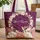 Hummingbird Peonies Cherry Blossoms Floral Wreath Personalized - Nature Lover Gift Quilted Tote Bag - 1