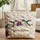 Hummingbirds Lavender Wildflower Name Floral Wreath - Bird Lover Everyday Tote Quilted Tote Bag - 1