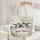 Hummingbirds Lavender Wildflower Name Floral Wreath - Bird Lover Everyday Tote Quilted Tote Bag - 5