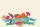 Hummingbird Hibiscus Tropical Leaf Vine Floral - Everyday Tote Gift Quilted Tote Bag - 7