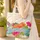 Hummingbird Hibiscus Tropical Leaf Vine Floral - Everyday Tote Gift Quilted Tote Bag - 4