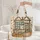 White Cat Bookstore Window Pumpkins Leaves - Personalized Autumn Gift for Book Lovers Quilted Tote Bag - 5