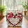 Male Female Cardinals Heart Roses Personalized Name - Couple Gift Quilted Tote Bag - 3