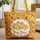 Sleeping Baby Foxes Floral Wreath Autumn Leaves - Fall Celebration Wildlife Lover Gift Quilted Tote Bag - 1