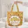 Sleeping Baby Foxes Floral Wreath Autumn Leaves - Fall Celebration Wildlife Lover Gift Quilted Tote Bag - 5