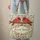 Red Cardinal Birds Floral Wreath - Nature Inspired Gift for Bird Lover Quilted Tote Bag - 6