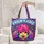 Poodle Head Wildflower Garden - Poodle Lover Everyday Pet Parent Gift Quilted Tote Bag - 5
