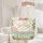 Tropical Beach Sunset Hibiscus Palm Leaves Floral Wreath - Beach Lover Gift Quilted Tote Bag - 5