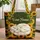Sleeping White Cat Sunflower Wreath Floral Arrangement Everyday Tote - Cat Lover Gift Quilted Tote Bag - 1