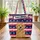 Golden Retriever American Flag Stars Stripes Name Pennant - Patriotic Dog Lover Gift Quilted Tote Bag - 3