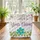 Fuchsia Teal Purple Flowers Leaves Name Garland - Everyday Carry for Her Quilted Tote Bag - 3