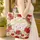 Fluffy Bunnies Poinsettia Holly Red Berry Floral Wreath - Christmas Gift Quilted Tote Bag - 4