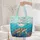 Graceful Sea Turtle Tropical Fish Coral Reef Ocean Currents - Ocean Lover Gift Quilted Tote Bag - 5