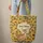Deer Sunflower Field Name Wreath - Nature Lover Gift Quilted Tote Bag - 6