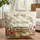Vintage Hardback Books Wildflower Springs Floral Wreath - Reading Enthusiast Gift Quilted Tote Bag - 1