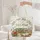 Vintage Hardback Books Wildflower Springs Floral Wreath - Reading Enthusiast Gift Quilted Tote Bag - 5