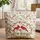 Red Cardinal Birds Branch Swirling Vines Floral Wreath Name - Nature Lover Gift Quilted Tote Bag - 1