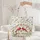 Red Cardinal Birds Branch Swirling Vines Floral Wreath Name - Nature Lover Gift Quilted Tote Bag - 5