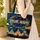 Patterned Tipis Sun Clouds Night Sky Floral Wreath Personalized Name - Home Decor Gift Quilted Tote Bag - 4
