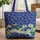 Personalized Sea Turtles Fish Starfish Seashells - Ocean Life Everyday Gift Quilted Tote Bag - 1
