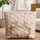 Vintage Bunnies Rose Jasmine Fuchsia Floral Heirloom Keepsake Gift Quilted Tote Bag - 1